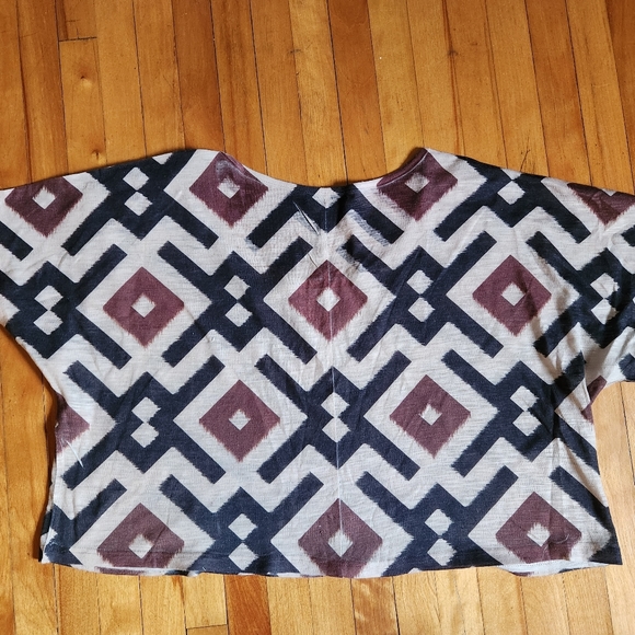 Brown and black with sparkle detail crop top - Picture 5 of 5